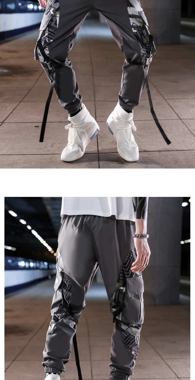 Sports Pants Men Spring Summer Trendy Ankle Banded Working Pants Couple Casual Trousers Quick-dry Pants Hip Hop Sweatpants Now