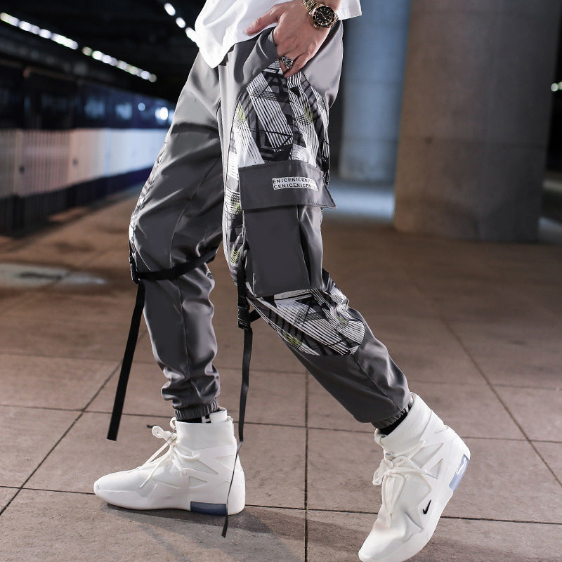 Sports Pants Men Spring Summer Trendy Ankle Banded Working Pants Couple Casual Trousers Quick-dry Pants Hip Hop Sweatpants Now
