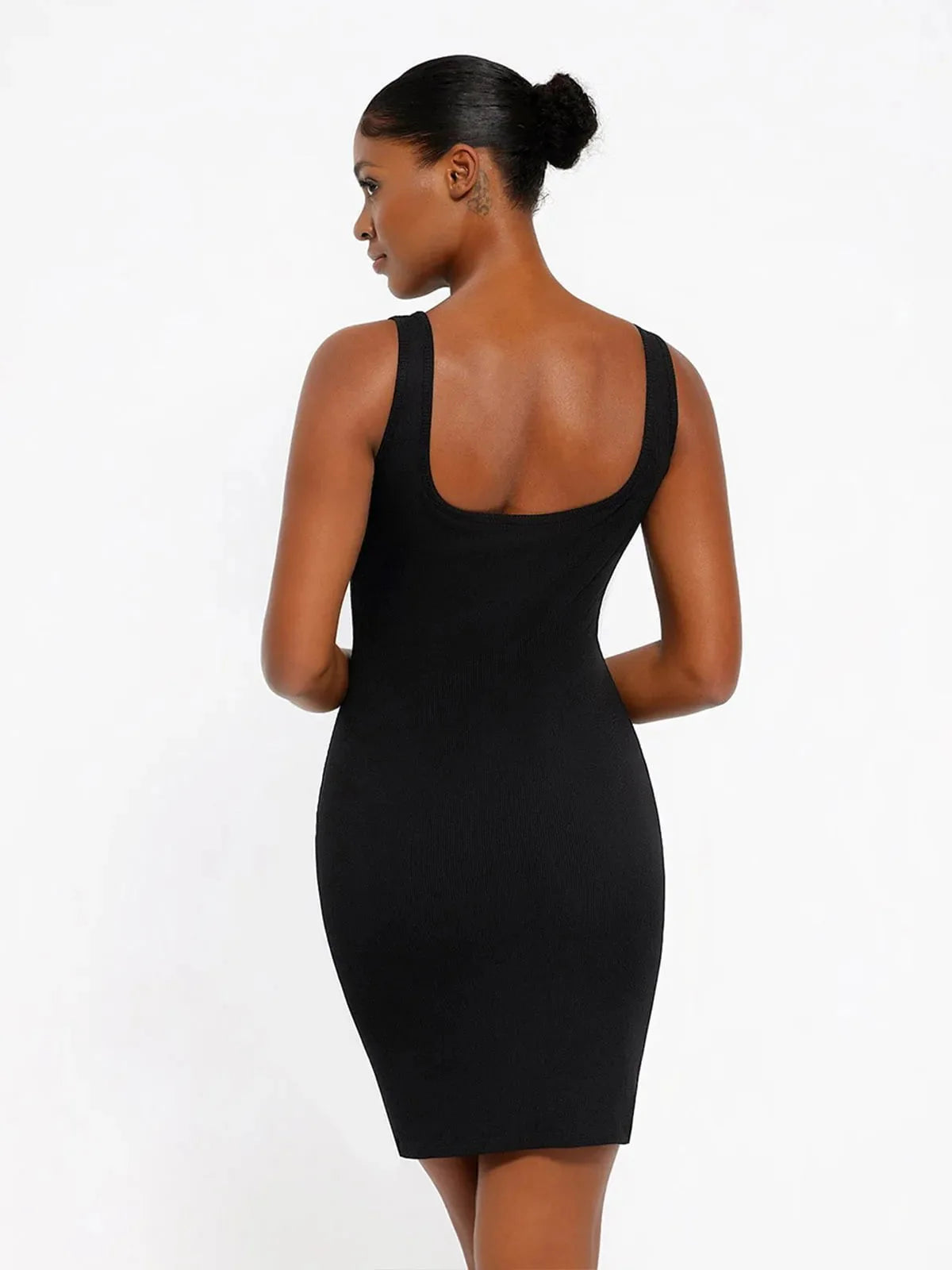 Shapewear Modal Sculpting Inner Lace Cami Mini Dress