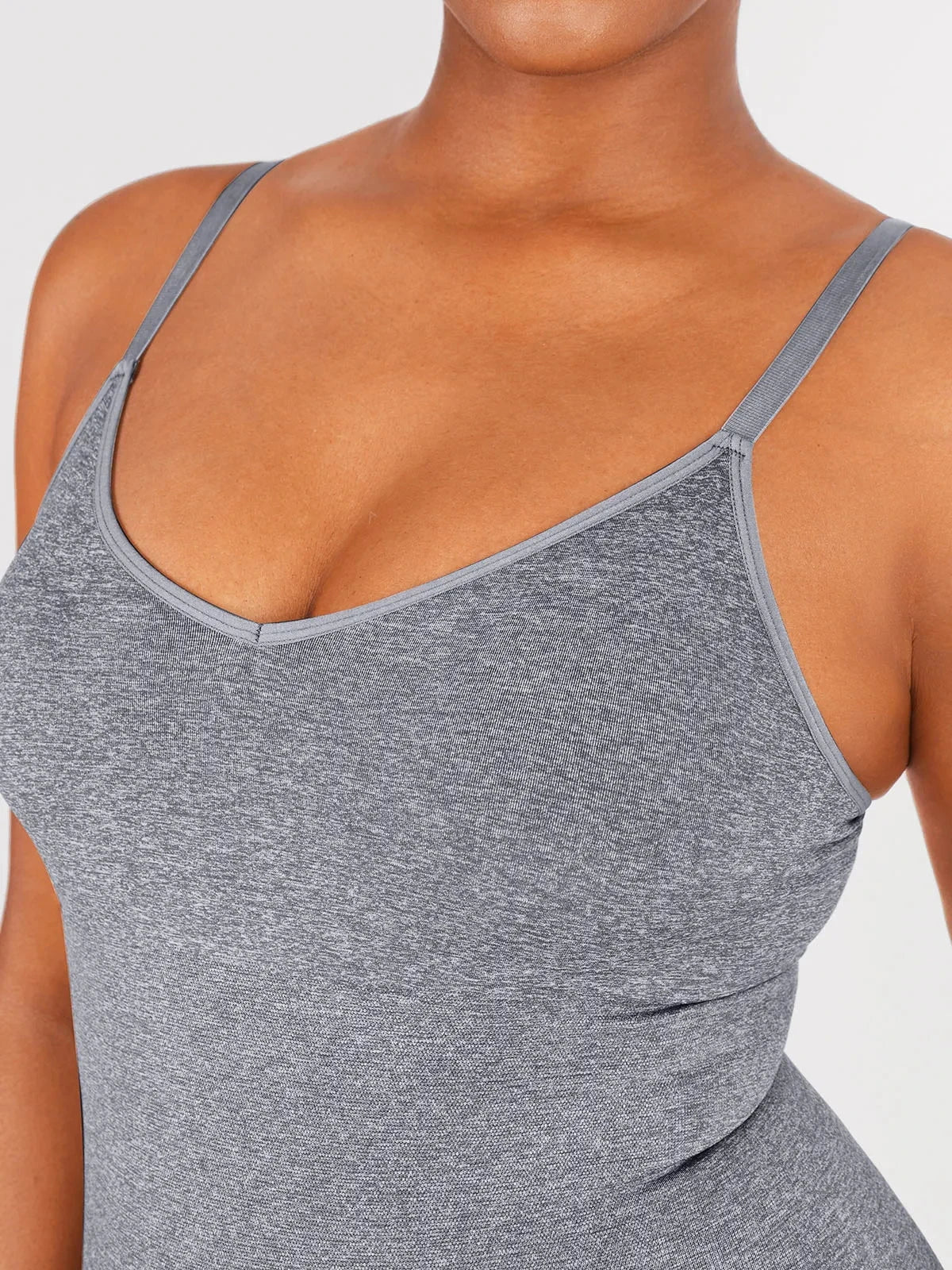 Shaper Eco-Friendly Spaghetti Strap V-Neck Seamless Dress