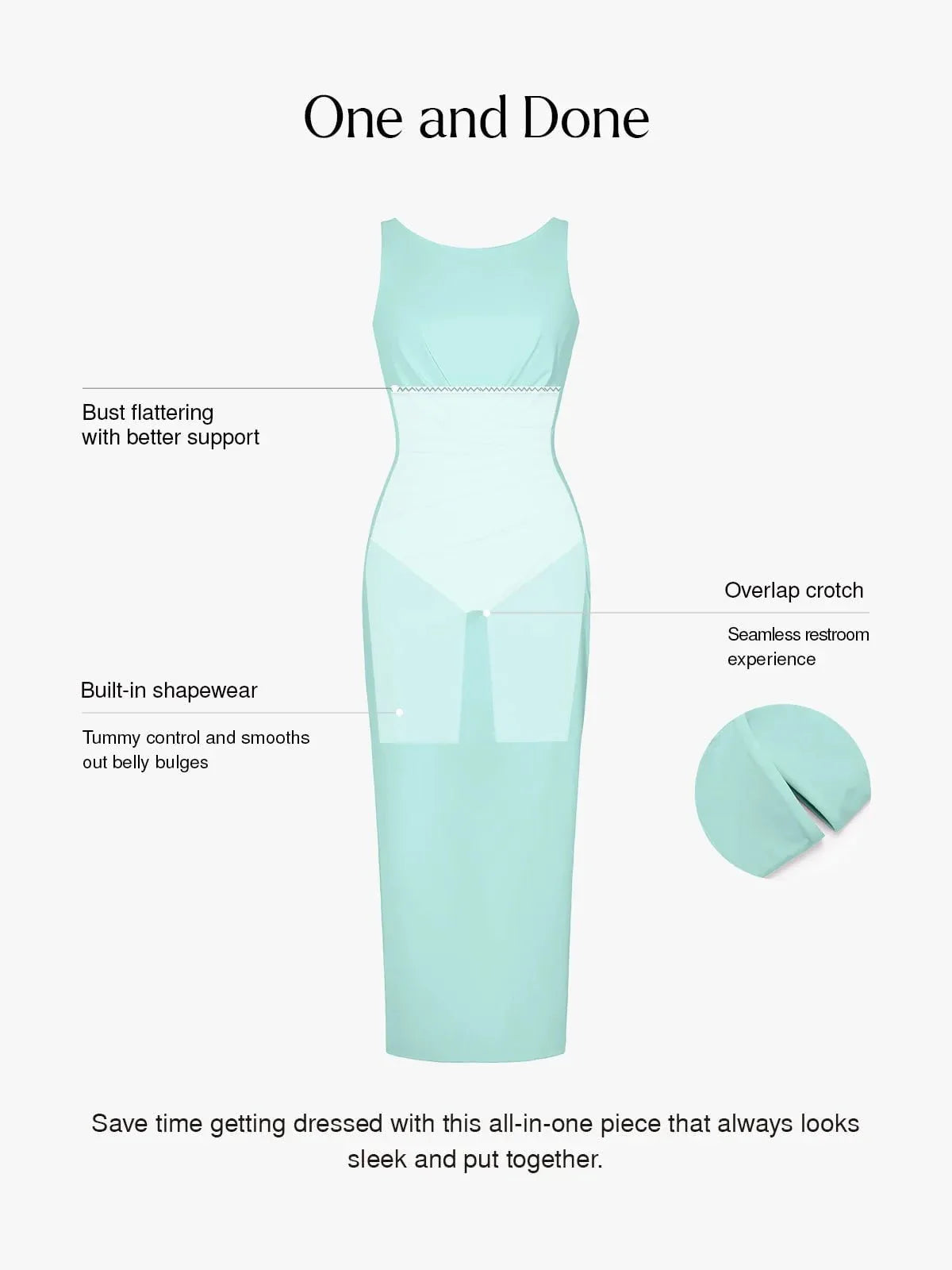 Shapewear Boatneck Draped Sculpting Maxi Dress