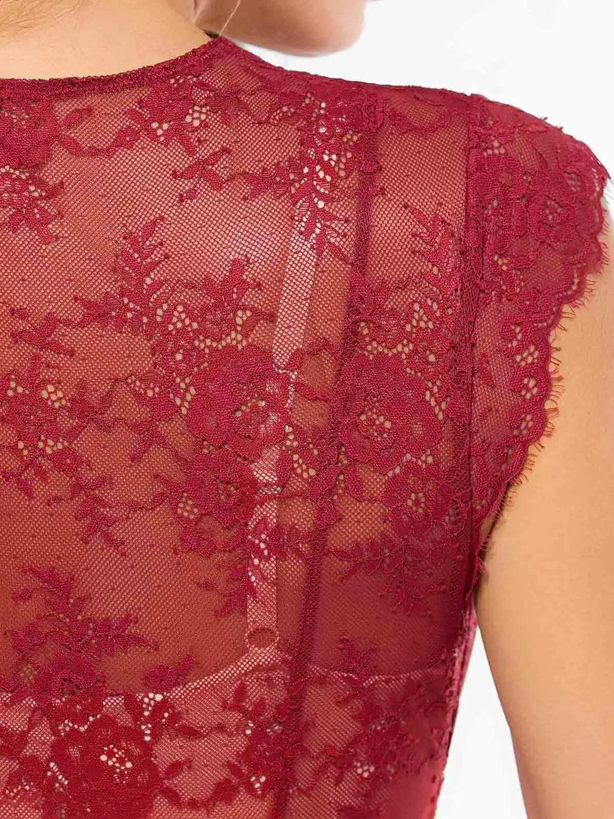 Shapewear Lace Fantasy Mini & Maxi Sculpting Dress Set