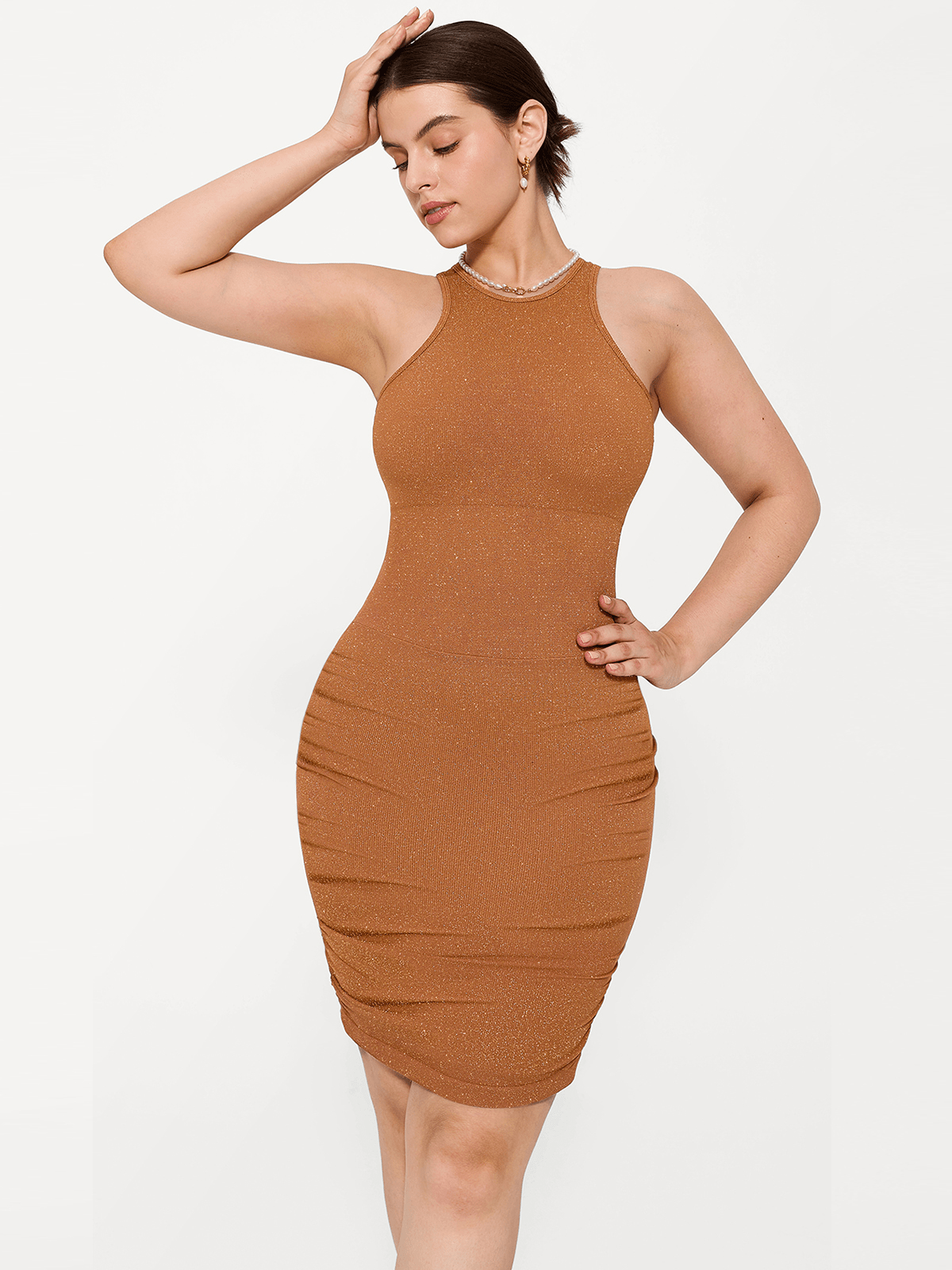 Shapewear Metallic Seamless Sculpting Dress