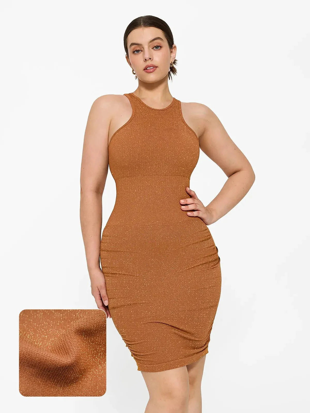 Shapewear Metallic Seamless Sculpting Dress