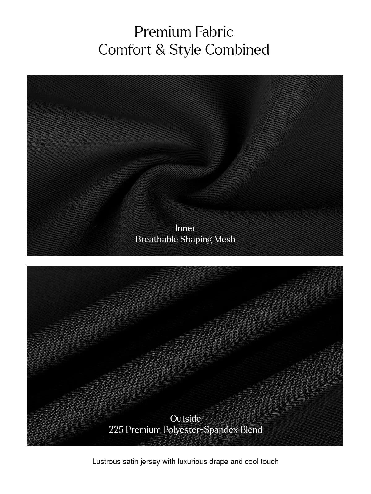 Shapewear Sculpting Side Slit Mini Dress