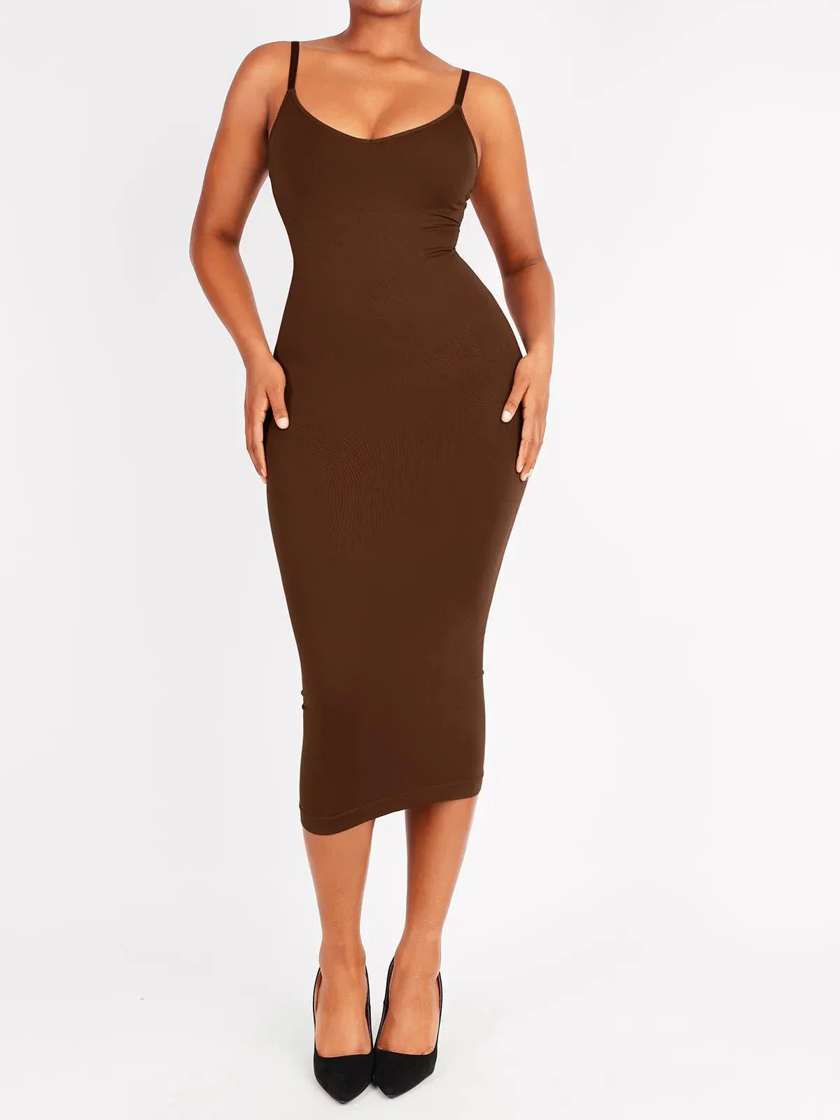 Shapewear Sleeveless Sculpting Seamless Dress Set
