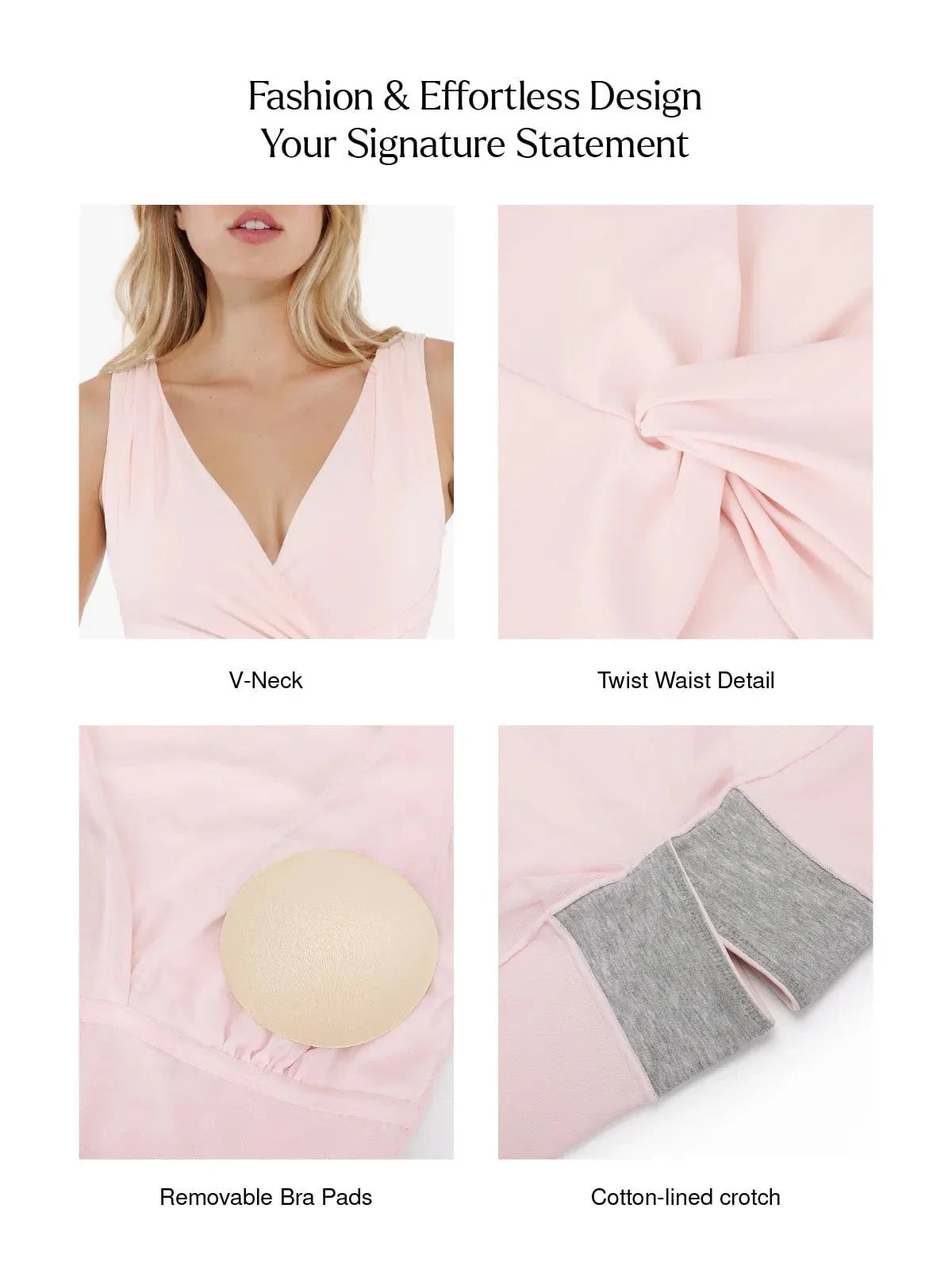 Shapewear Deep V-Neck Bias Twist Sculpting Mini Dress