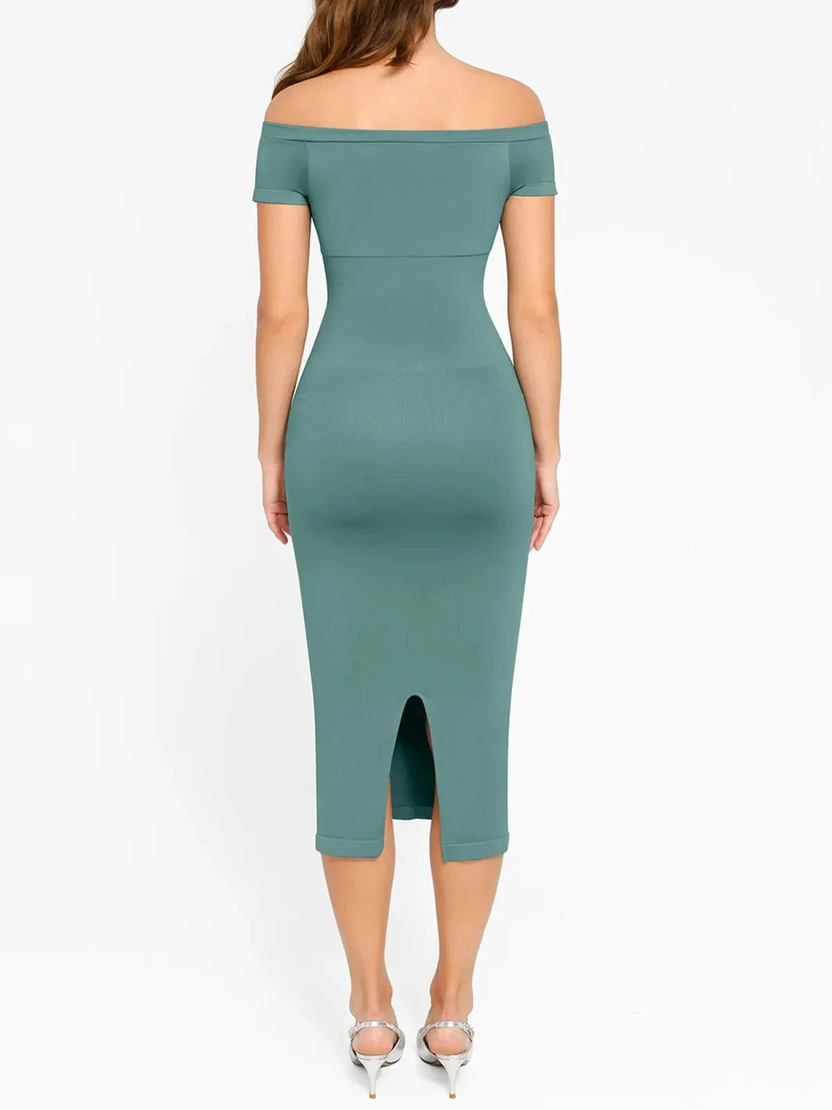 Shapewear Eco-Friendly Sculpting Seamless Midi Dress Set