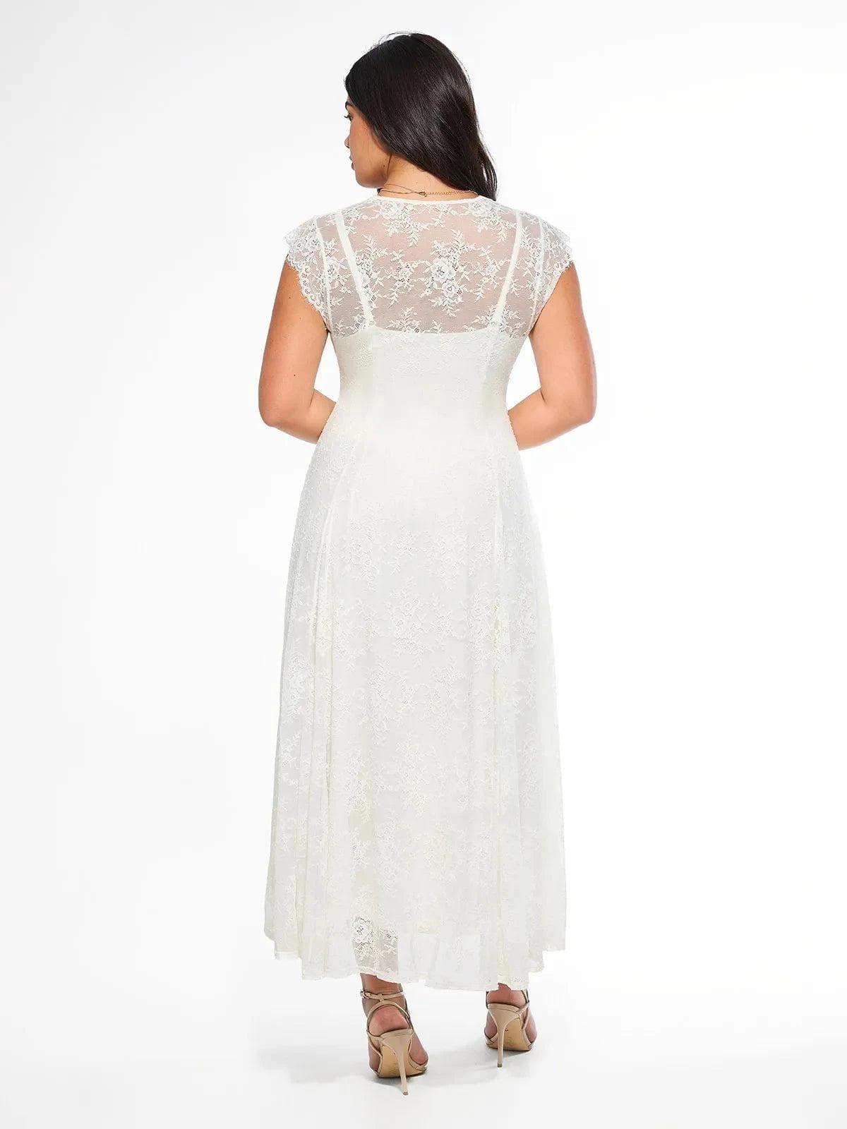 Shapewear Lace Fantasy Mini & Maxi Sculpting Dress Set