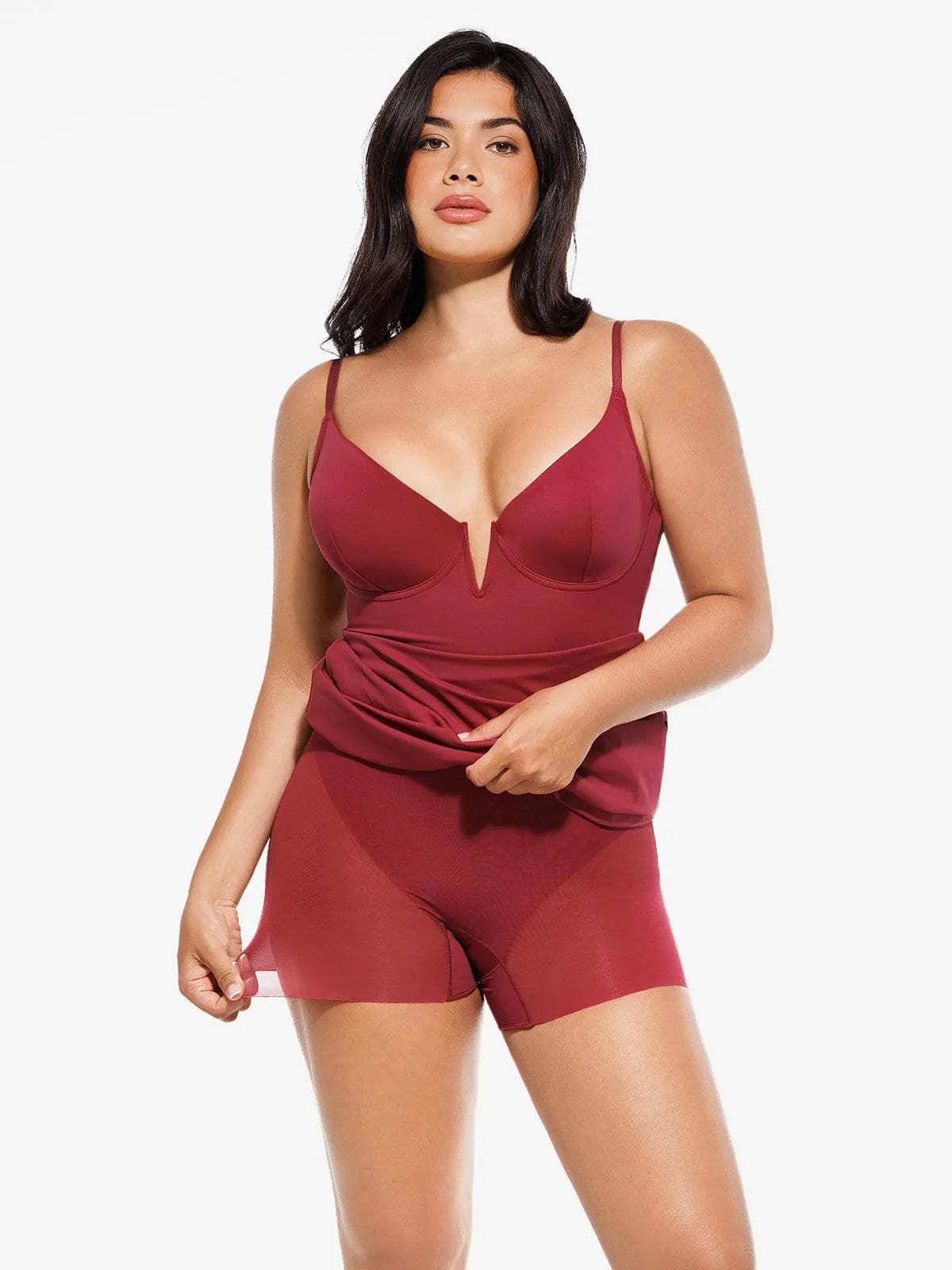 Shapewear Lace Fantasy Mini & Maxi Sculpting Dress Set