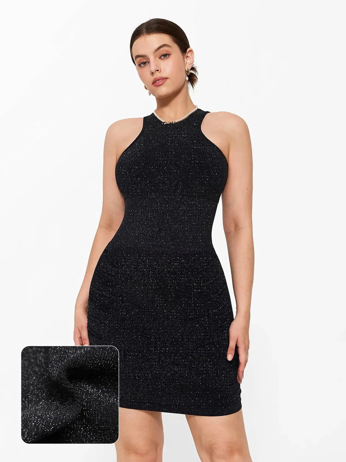 Shapewear Metallic Seamless Sculpting Dress