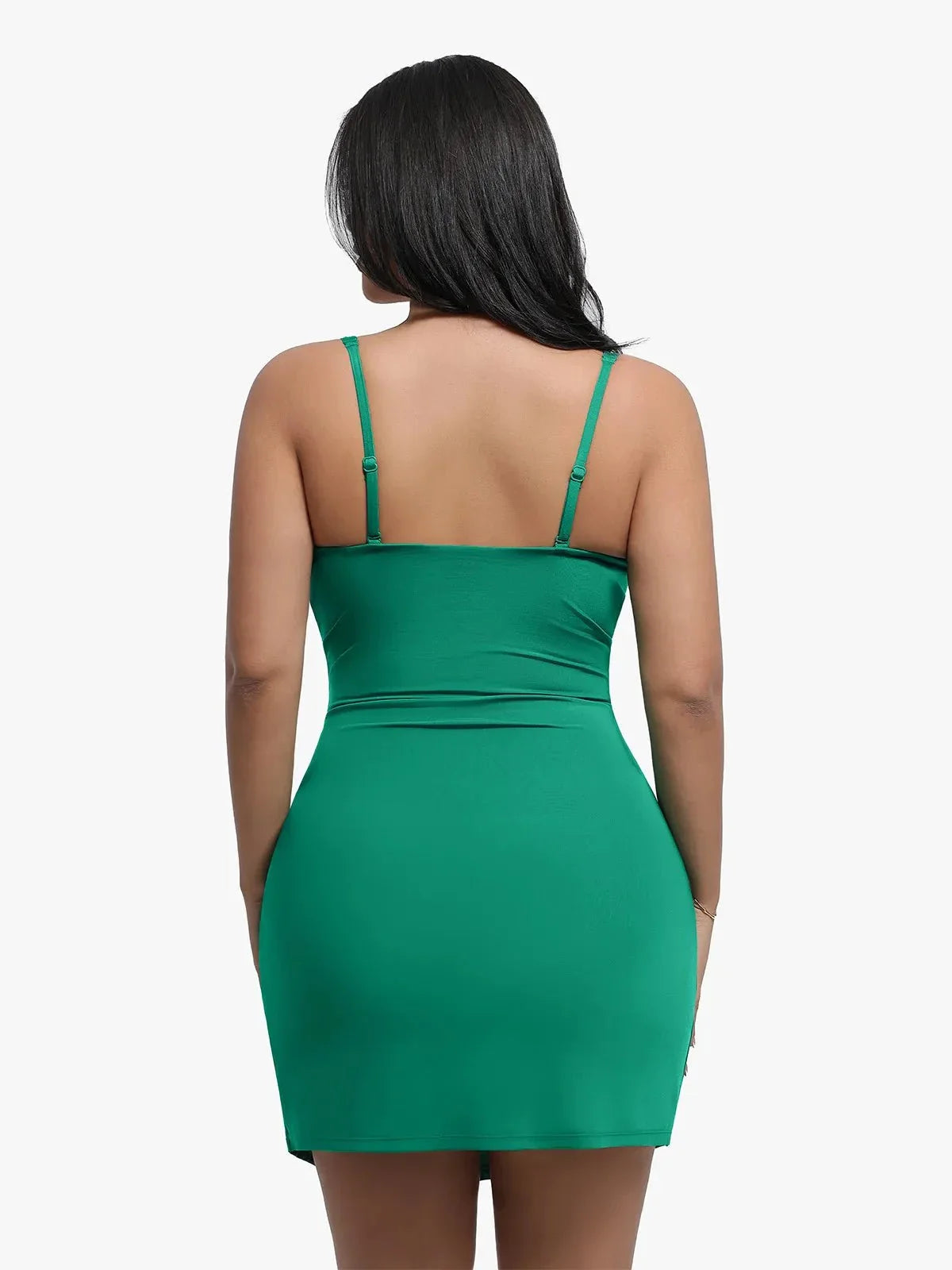 Shapewear Sculpting Side Slit Mini Dress