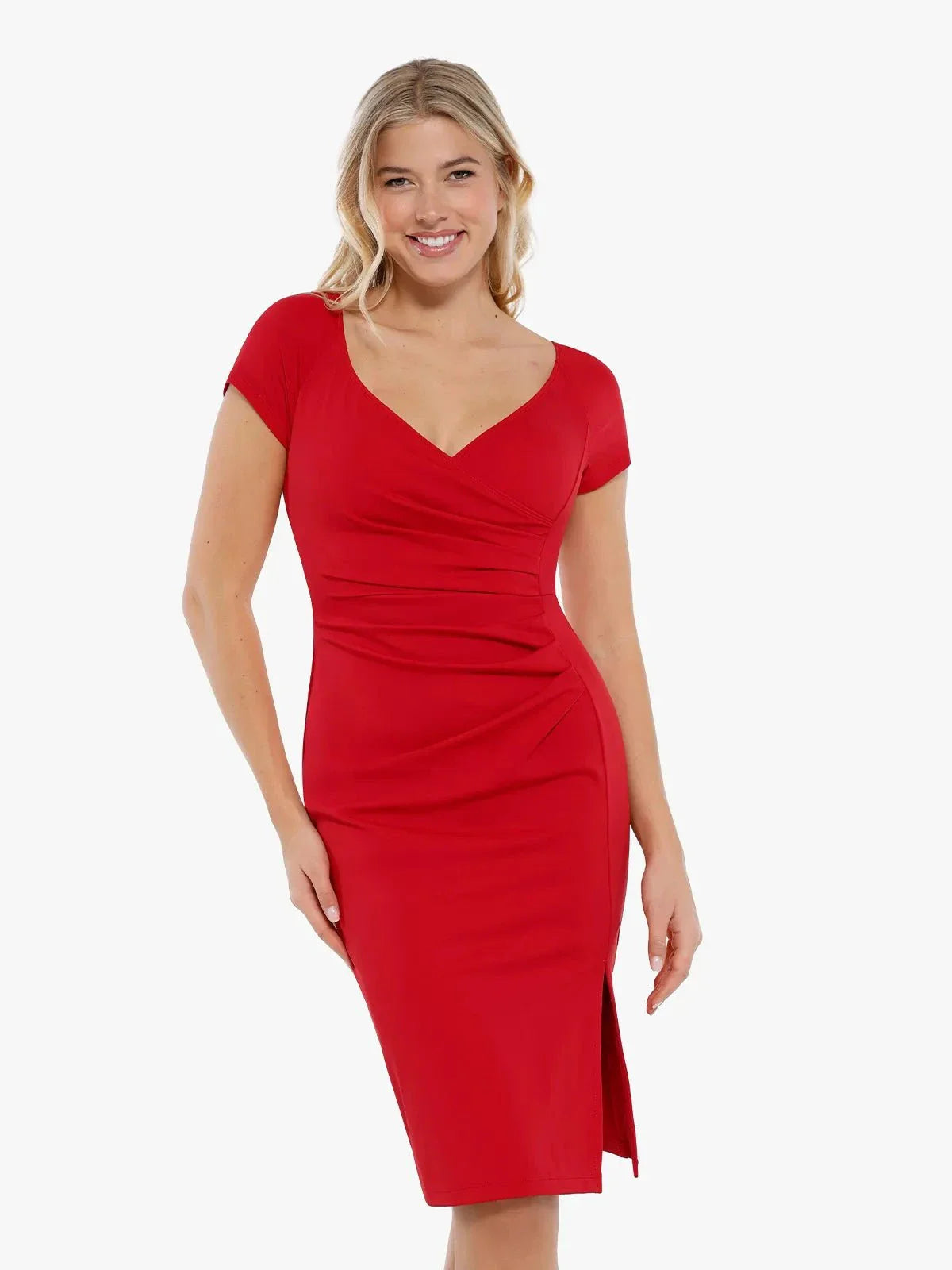 Shapewear Short Sleeve Perfect Form Sheath Dress
