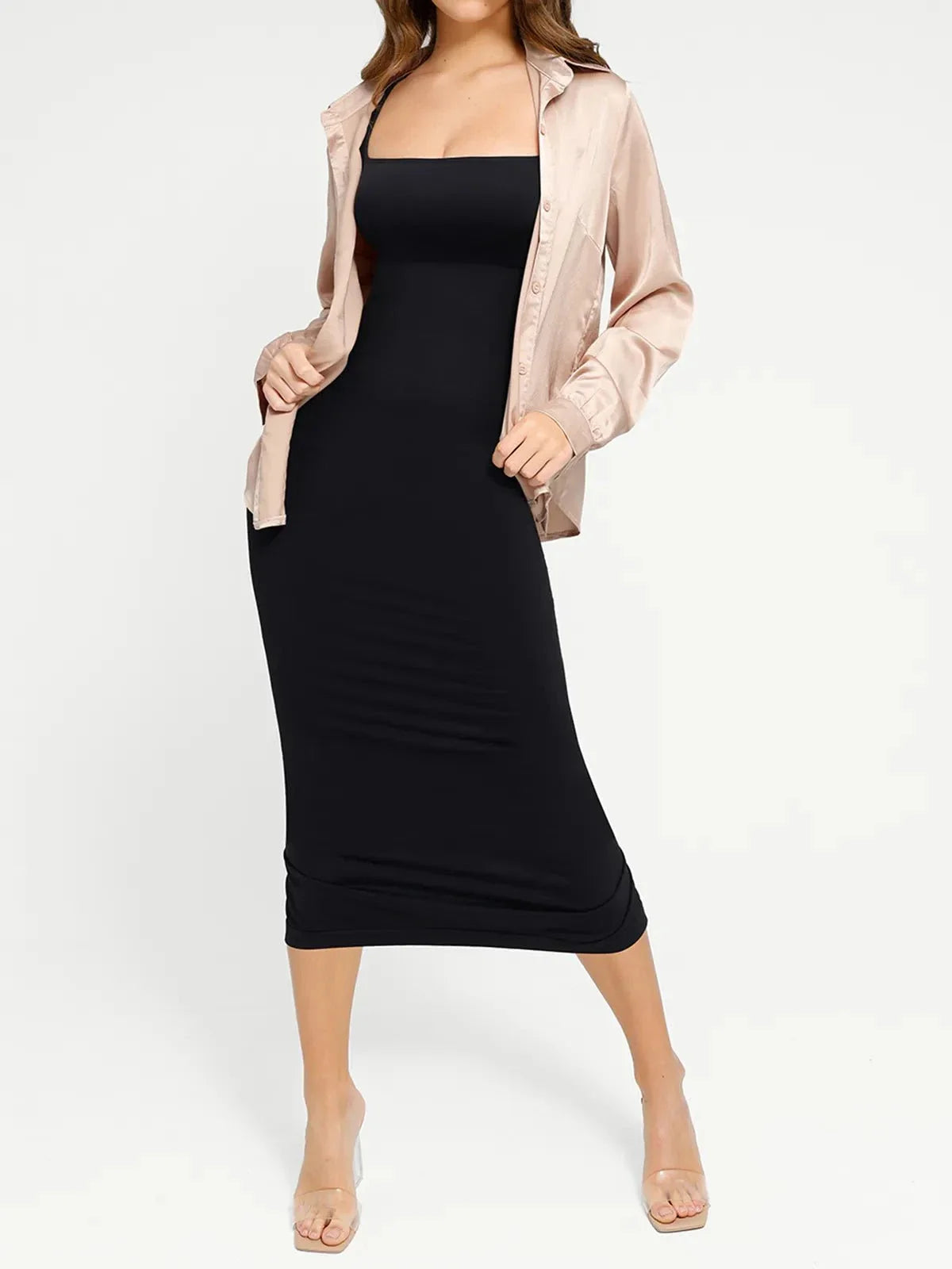 Shapewear Seamless Sleeveless Slimming Dress Set