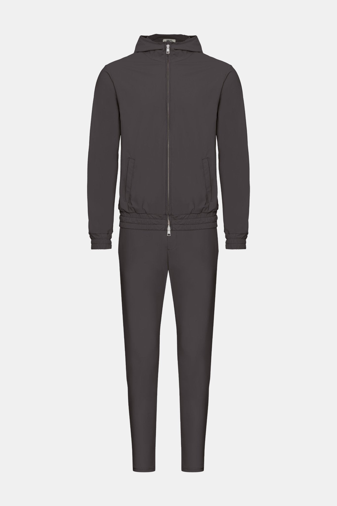 Slate Grey Hooded Tech Suit
